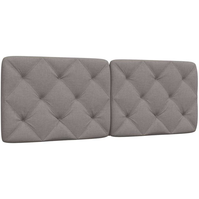 Cojín cabecero tela color topo 140 cm