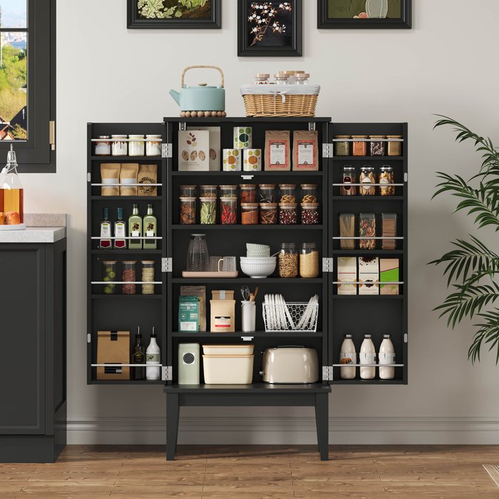 Mueble de almacenaje vintage, 120 x 59 x 30 cm, mdf, negro