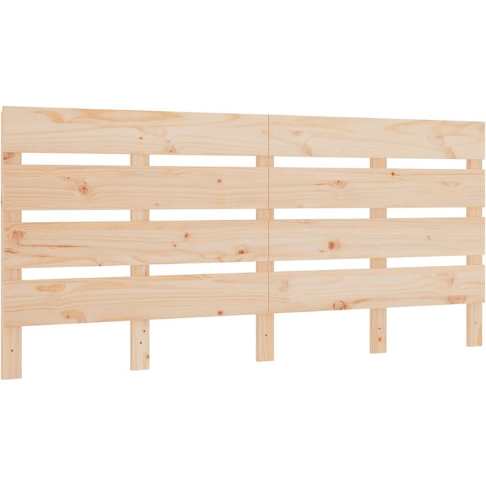 Cabecero de madera maciza de pino 120x3x80 cm - comfortxl