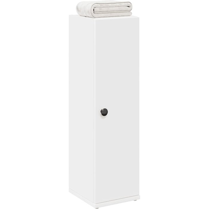Mueble de baño con portarrollos blanco 20,5x22x72 cm