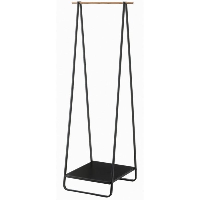 Perchero de metal y madera - h140 cm