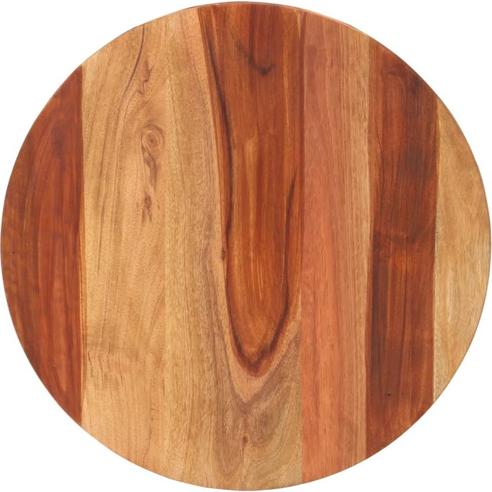 Tablero de mesa redonda madera maciza de acacia 15-16 mm 50 cm - comfortxl