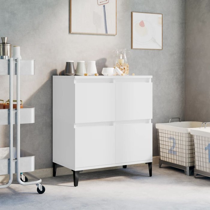 Maison exclusive - aparador de madera contrachapada blanco 60x35x70 cm