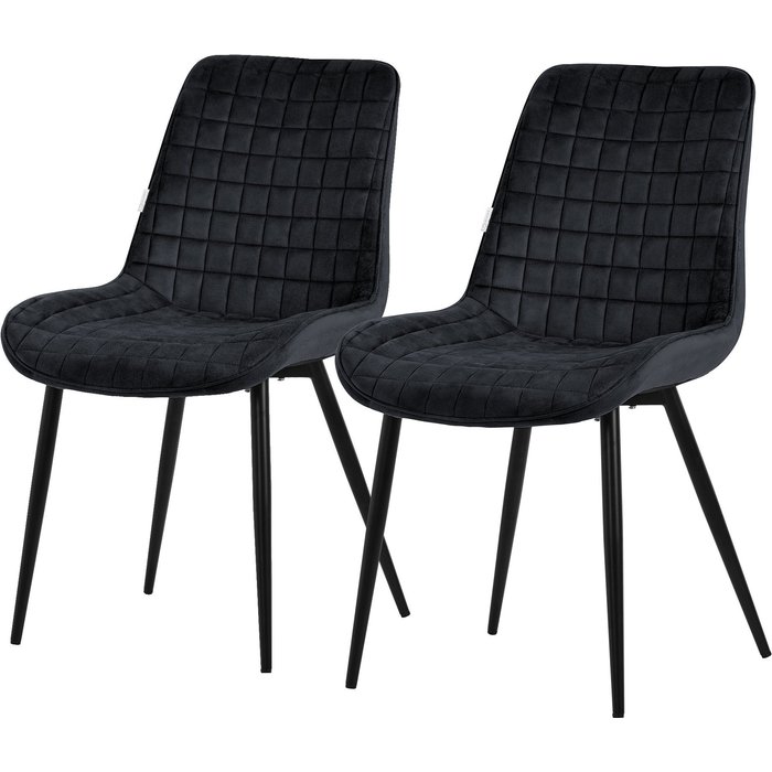 Lote de 2 sillas sillas de comedor silla de cocina sillas de salón silla tapizad