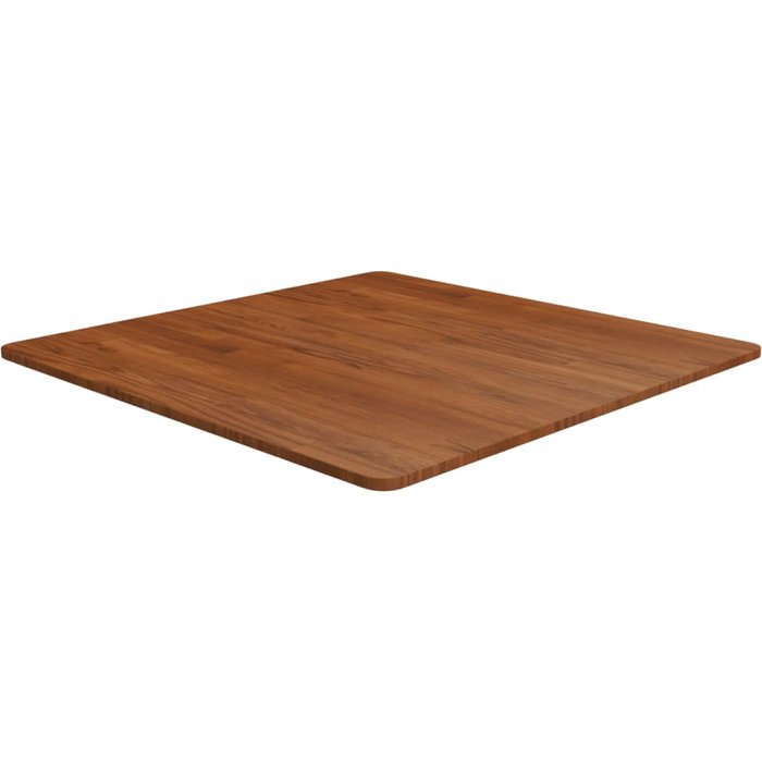 Tablero de mesa cuadrada madera roble marrón oscuro 80x80x1,5cm- comfortxl