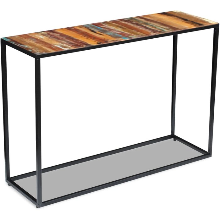 Maison exclusive - mesa consola de madera maciza reciclada 110x35x76 cm
