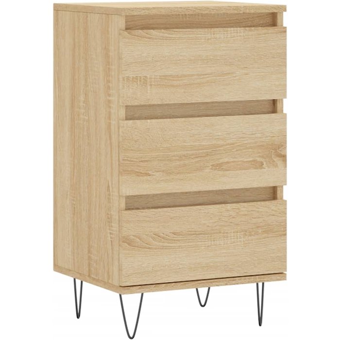 Aparador madera de ingeniería roble sonoma 40x35x70 cm - comfortxl