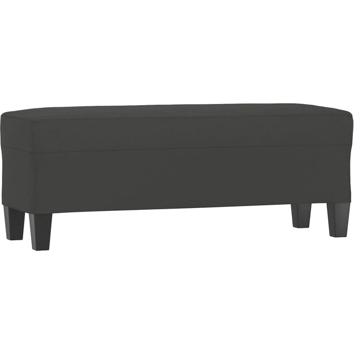 Banco 100 x 35 x 41 cm tejido microfibra gris oscuro 02_0010693