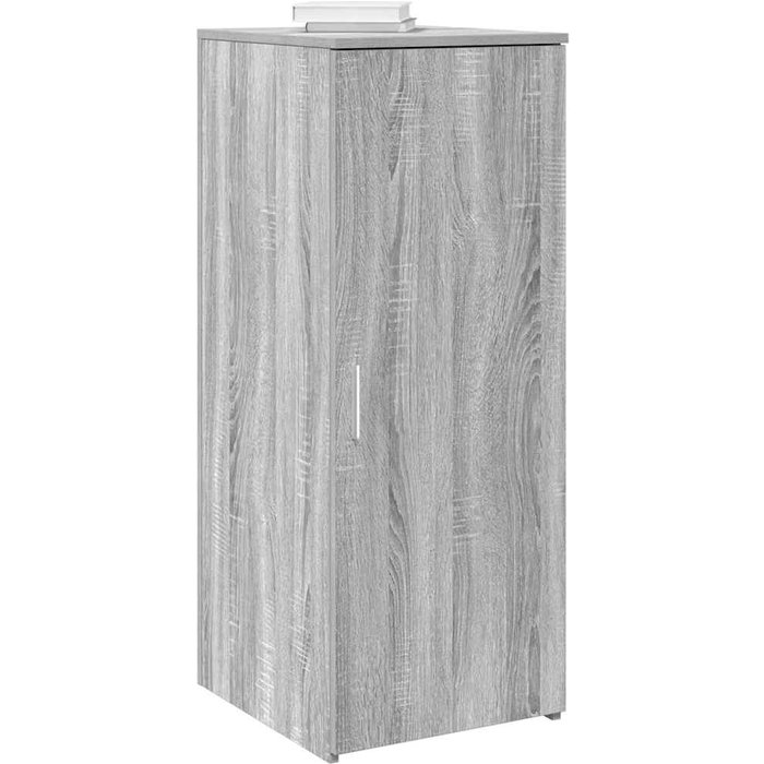 Armario de almacenaje sonoma gris 40x45x103,5 cm madera de ingeniería
