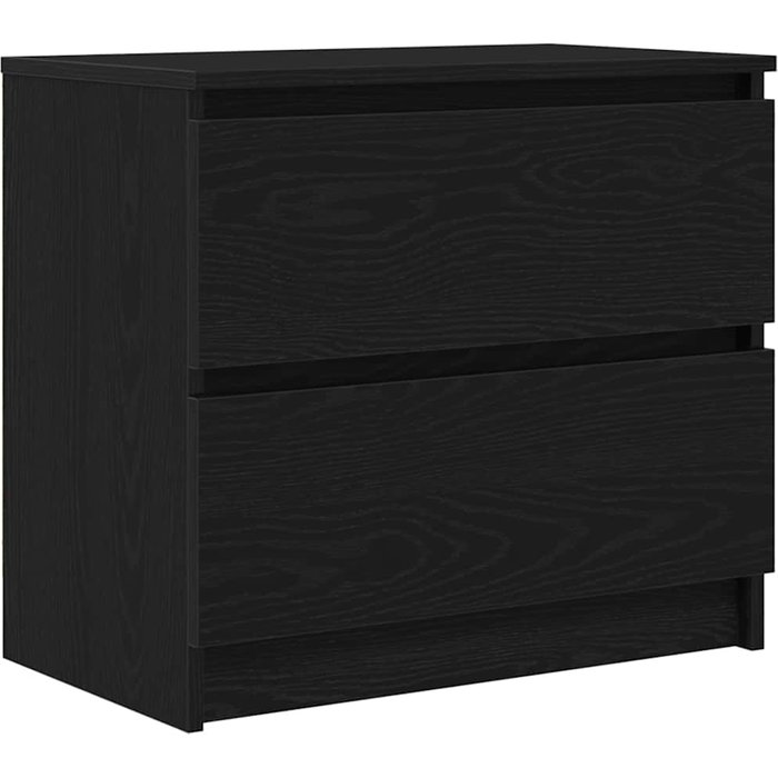 Mueble para tv madera contrachapada negro 60x35x54 cm - comfortxl