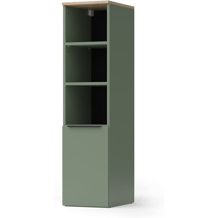 Vicco armario universal wido, verde, 30.2 x 120 cm con una puerta