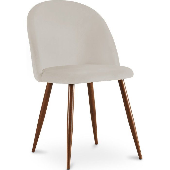 Silla de comedor - tapizada en tercipelo - diseño escandinavo - bennett