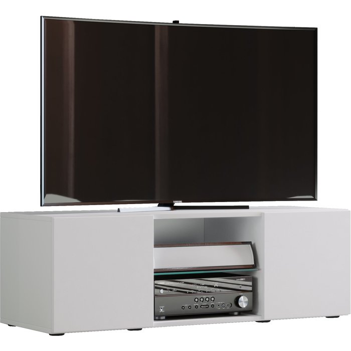 Vcm muebles de tv lowina blanco h. 40 x b. 95 x t. 36 cm