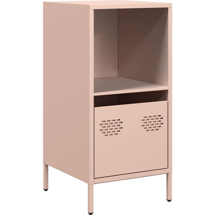 Aparador de acero laminado en frío rosa 35x39x73,5 cm - comfortxl