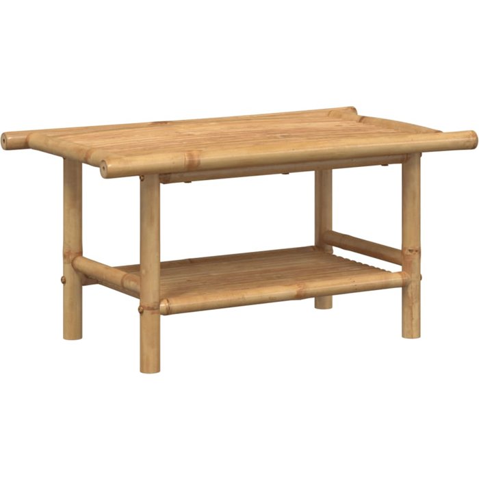 Mesa de centro,mesa auxiliar,mesita de centro de bambú 70x40x35 cm cfw96235