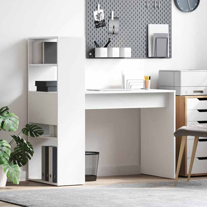 Maison exclusive - escritorio con estante 113 x 54 x 120 cm madera de ingeniería