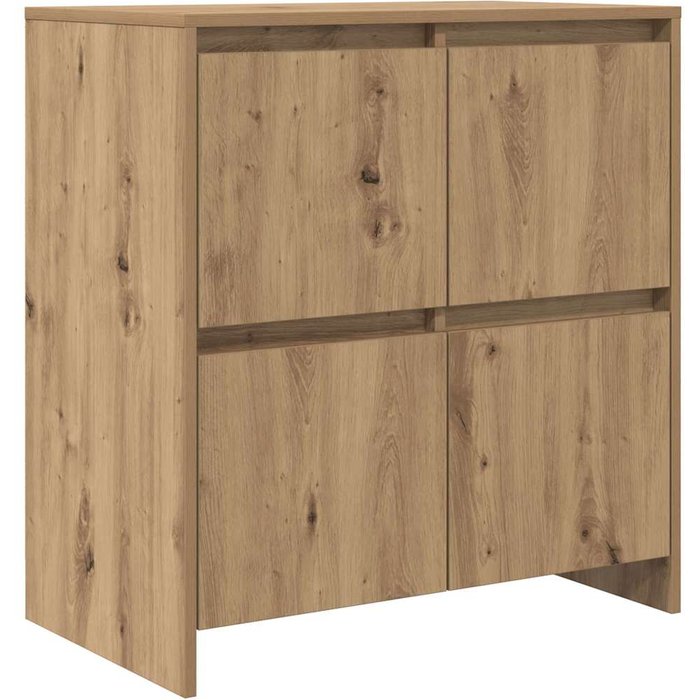 Vitrina | aparador roble artisan 70 x 41 x 75 cm madera contrachapada