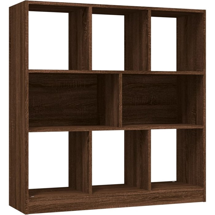 Estantería madera contrachapada marrón roble 97,5x29,5x100 cm – comfortxl