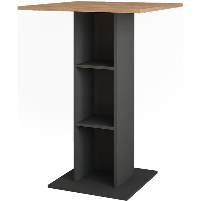 Vicco mesa de bar repose, oro power roble/antracita, 75 x 75 cm