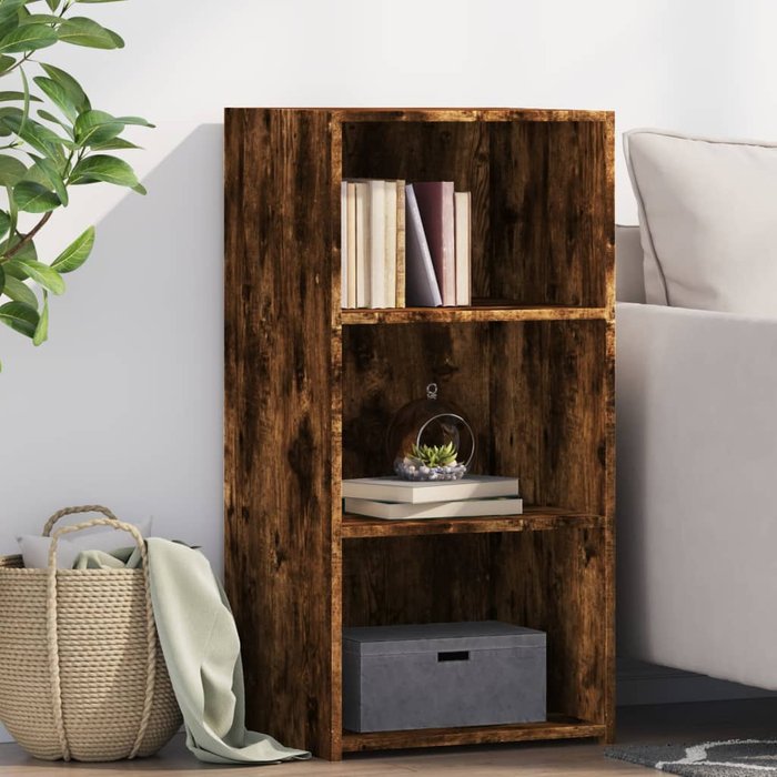 Vidaxl aparador madera de ingeniería roble ahumado 45x41x93 cm