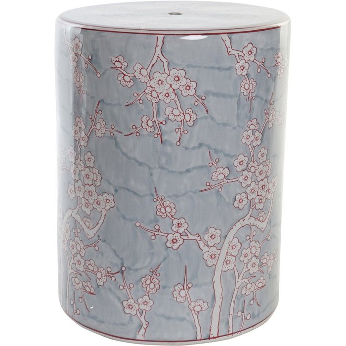 Mesita auxiliar porcelana 32x32x41 7,5 kg k flores