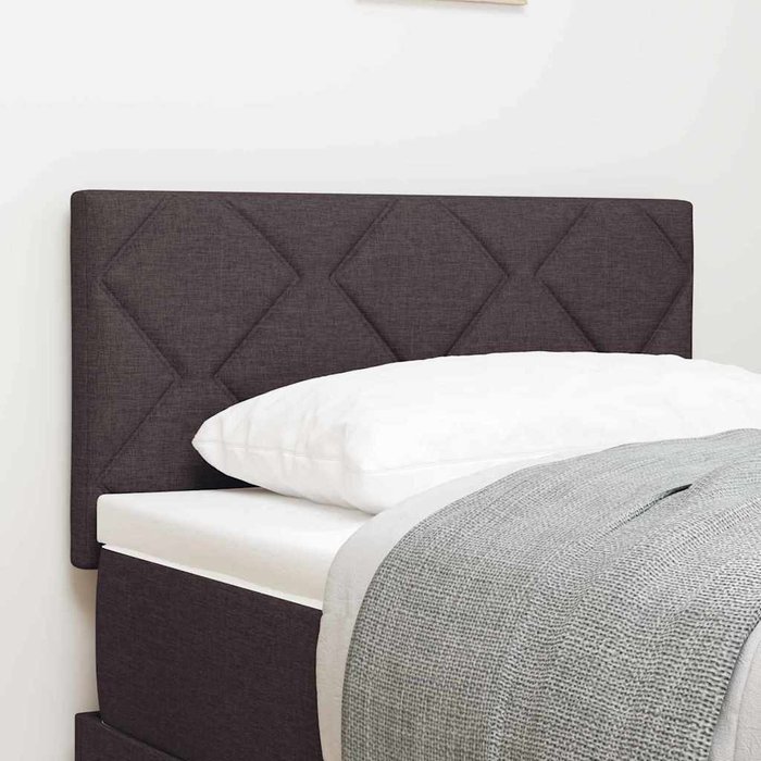 Maison exclusive - cabecero led marrón 80 cm tela