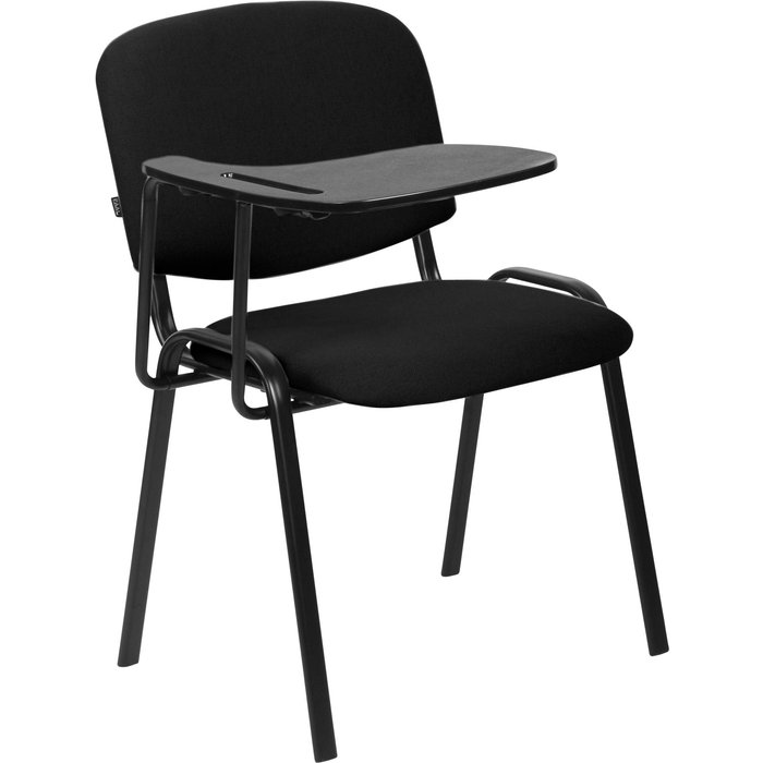 Silla ken xl con mesa plegable en tela negra