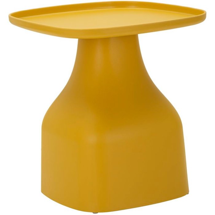 Mesa plastico amarillo 48x48x50 cm