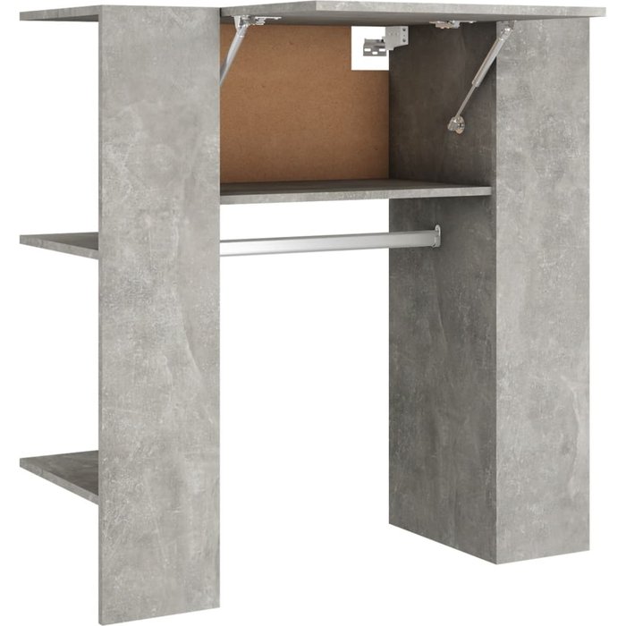 Mueble recibidor madera ingeniería gris hormigón 97,5x37x99 cm - comfortxl