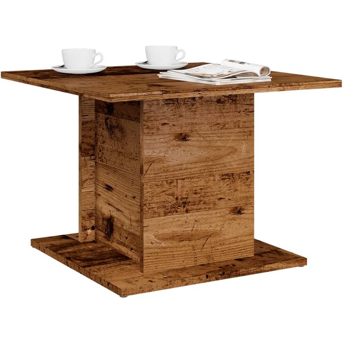 Maison exclusive - mesa de centro madera ingeniería envejecida 55,5x55,5x40 cm