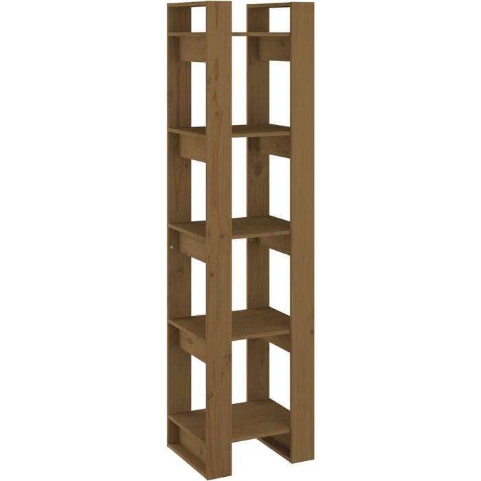 Estantería/divisor de espacios madera marrón miel 41x35x160 cm – comfortxl