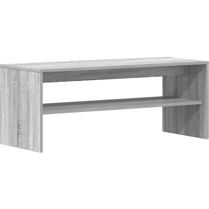 Mueble de tv madera contrachapada gris sonoma 100x40x40 cm - comfortxl