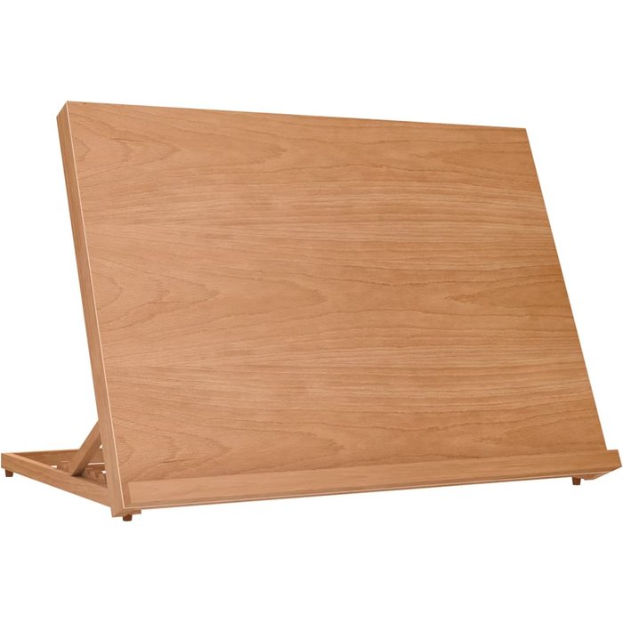 Caballete de sobremesa madera maciza de haya 65x48x7 cm - comfortxl
