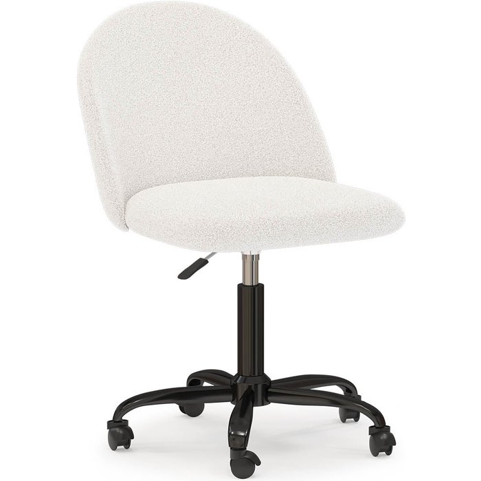 Silla de oficina tapizada - bouclé- bennett