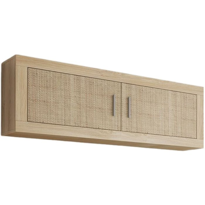 Armario de pared lara 2 puertas puccini/textil 46x130x27,9 cm