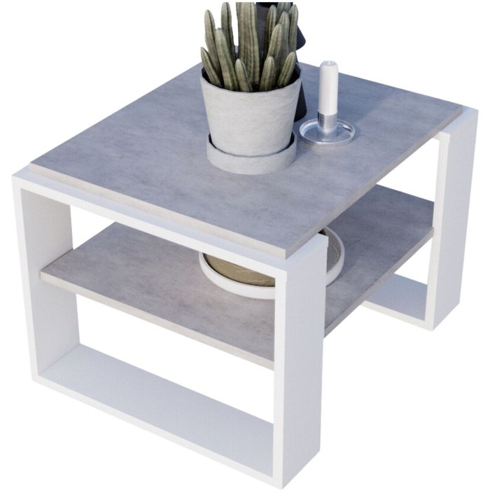 Table basse kaja63 moderne et stable pour le salon en matériau bois composite