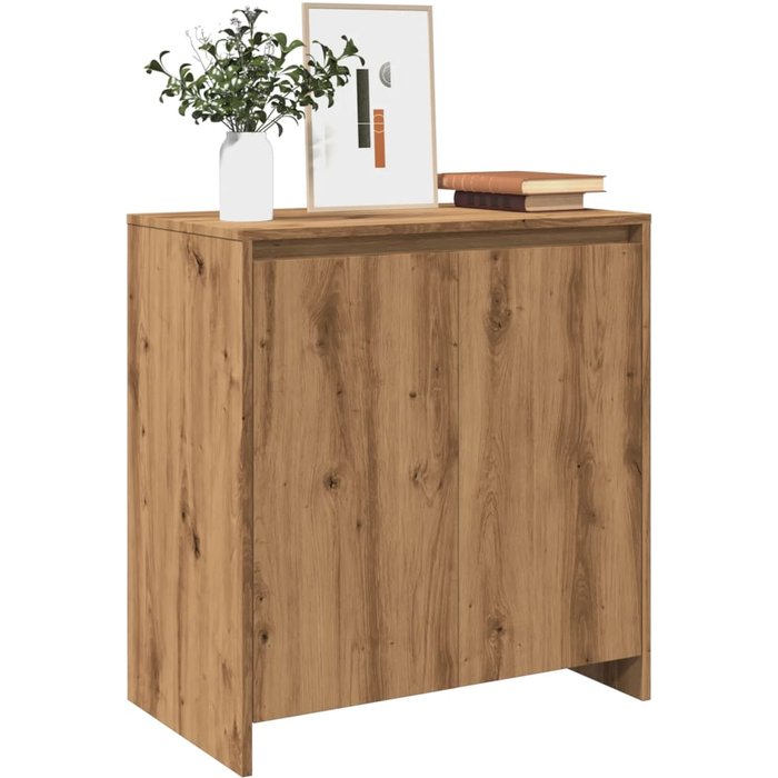 Maison exclusive - aparador de madera de ingeniería roble artisan 70x41x75 cm