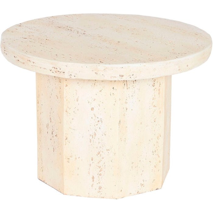 Mesita auxiliar home esprit beige magnesio 60 x 60 x 41,9 cm