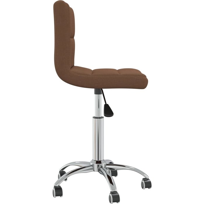 Silla de comedor | silla de cocina giratoria tela marrón cfw673703