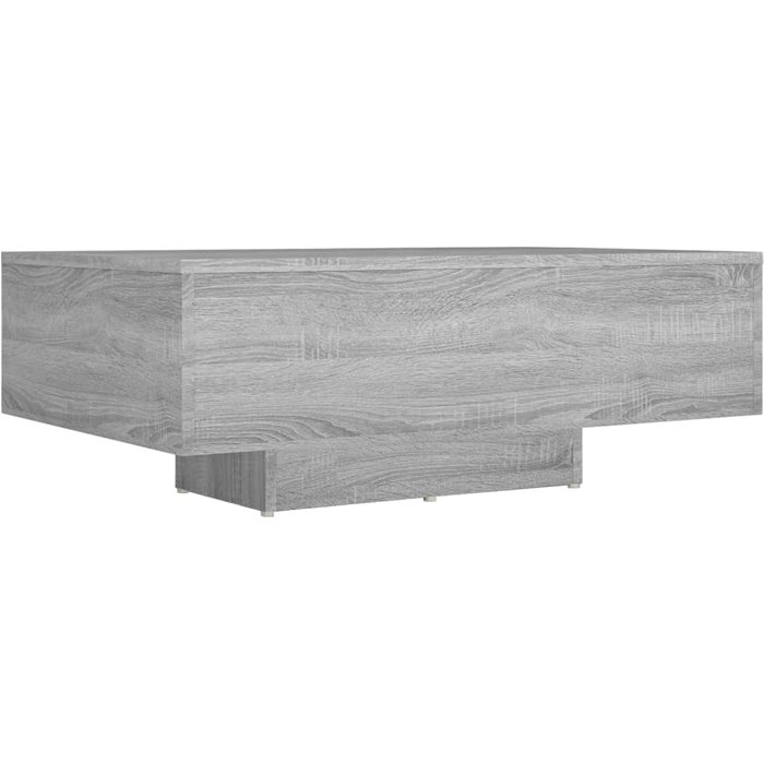 Mesa de centro madera de ingeniería gris sonoma 85x55x31 cm - comfortxl