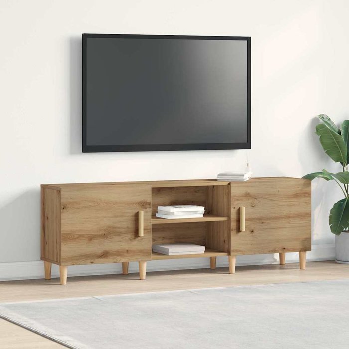 Mueble de tv roble artisan 150 x 30 x 50 cm