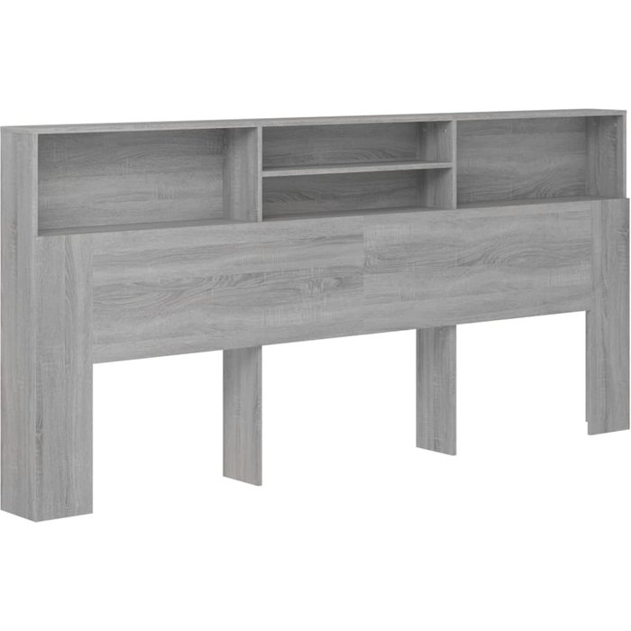 Mueble cabecero color gris sonoma 220x19x103,5 cm - comfortxl