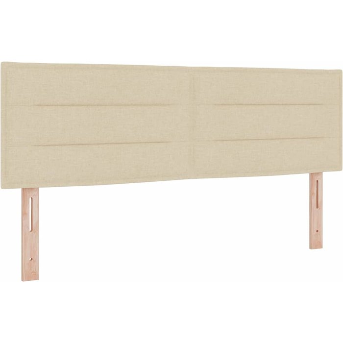 Cabecero cama - mueble cabecero crema 144 cm tela