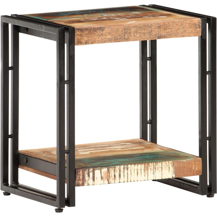 Mesa auxiliar 40x30x40 cm madera maciza recuperada