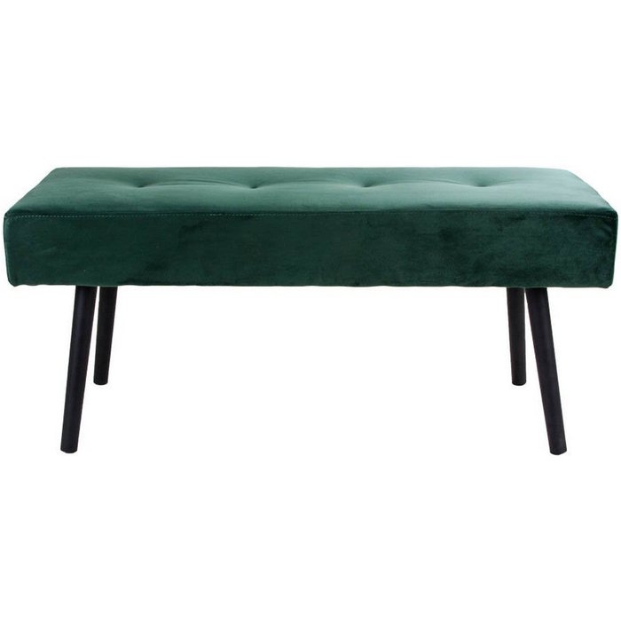 Banco skiby, terciopelo, verde, seven design