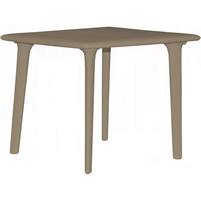 Mesa resol dessa marrón polipropileno 90 x 90 x 72 cm