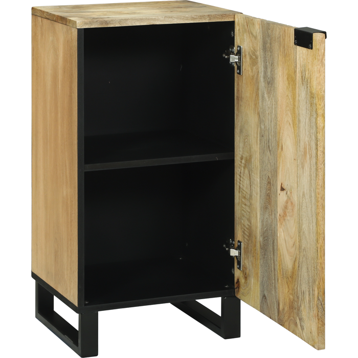 Aparador | gabinete 40x33.5x75 cm de madera sólida de mango cfw470226