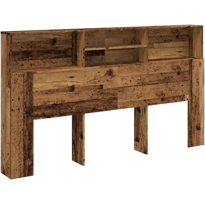 Cabecero rio madera ingeniería envejecida 180x19x103,5 cm cfw9311136