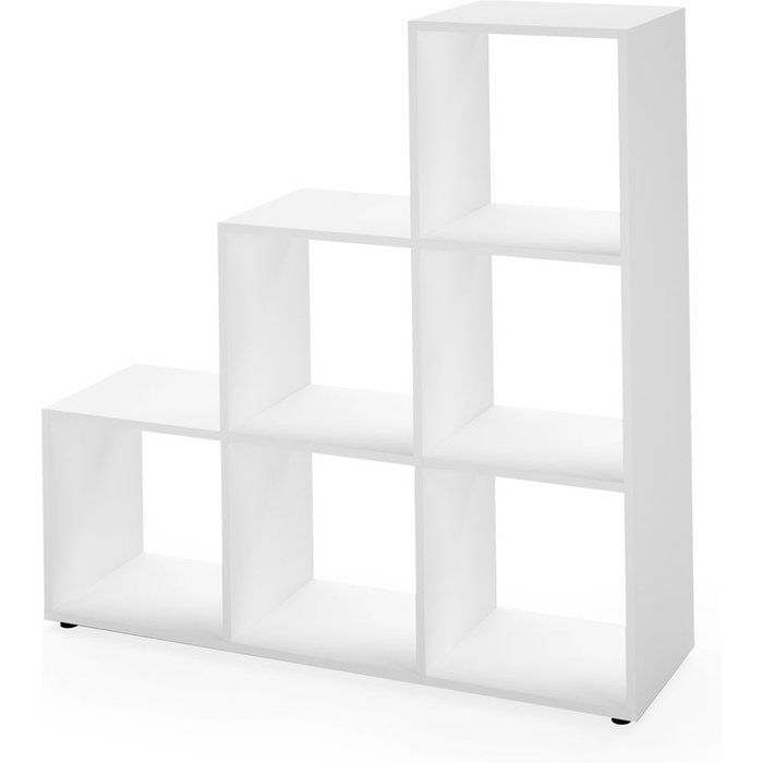 Vicco estantería escalonada , blanco, 107.2 x 107.8 cm