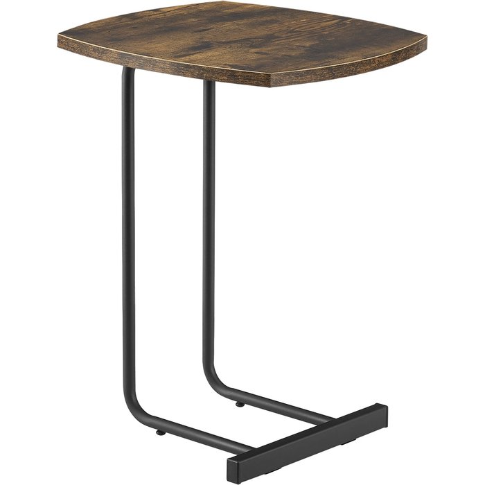 Mesa auxiliar 55 x 40 x 40 cm efecto madera oscura 03_0008668